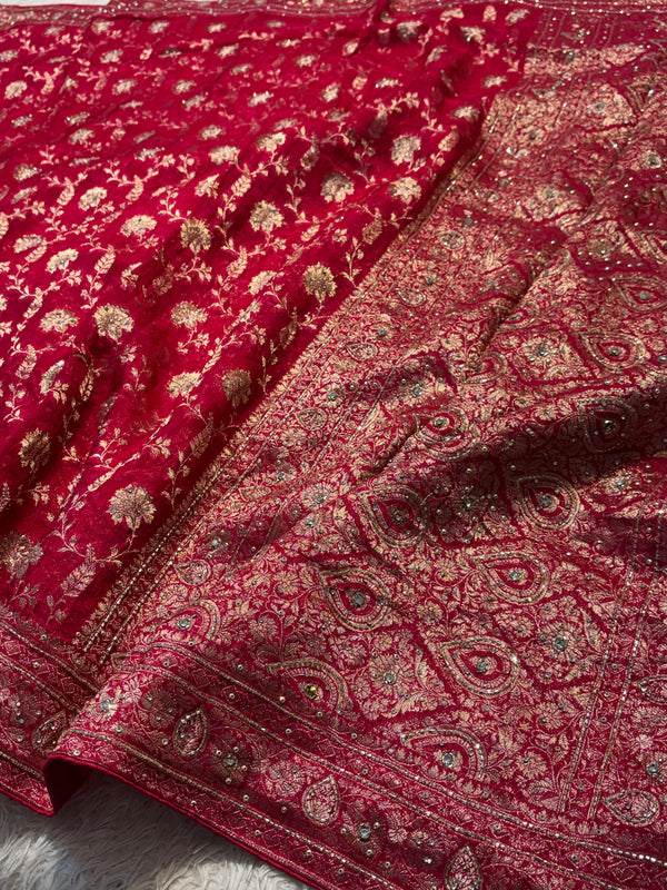 Khaddi Georgette Saree | Elegant Traditional Designer Saree