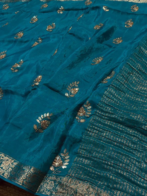 Elegant H.O. Silk Saree with Traditional Detailing