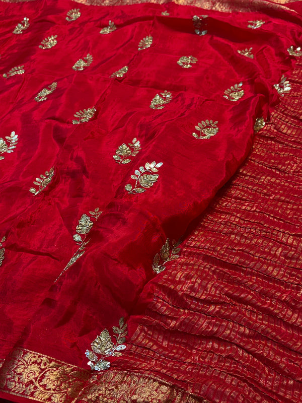 Elegant H.O. Silk Saree with Traditional Detailing