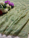 Elegant Tissue Saree – Timeless Grace & Royal Charm
