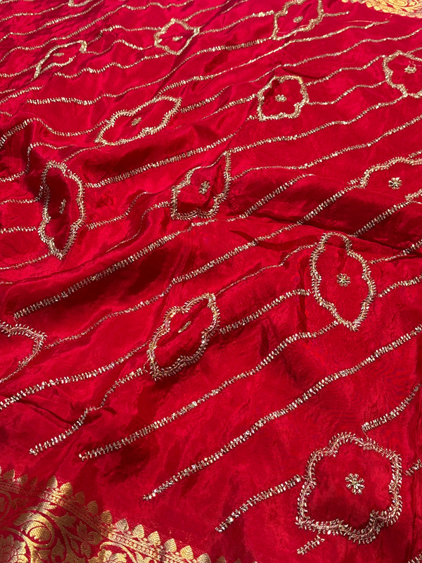 Premium H.O. Silk Saree with Elegant Handwork