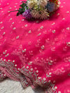 Premium Net Saree with Designer Blouse
