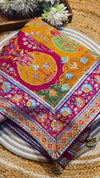 Elegant Silk Kashmiri Thread Work Saree with Designer Blouse