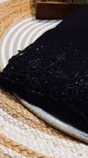 Elegant Black Saree with Designer Blouse – Party Wear & Wedding Collection