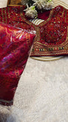 Premium Dola Silk Saree with Ready-Made Blouse & Unstitched Blouse Piece – Wedding & Festive Wear